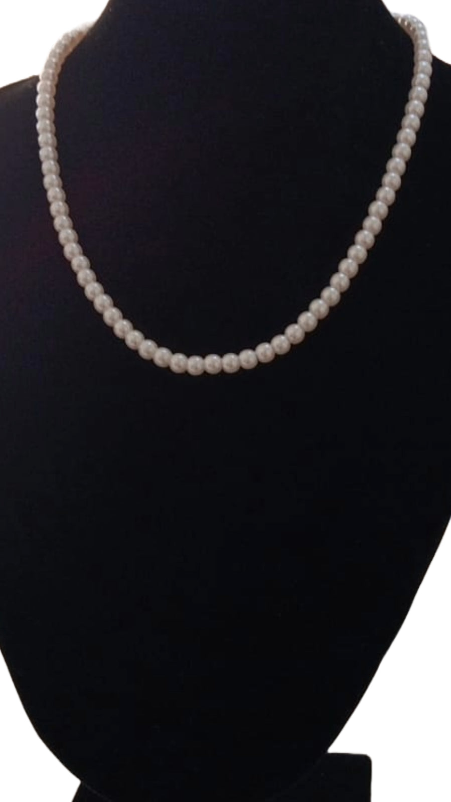 Collana in Acciaio con perle