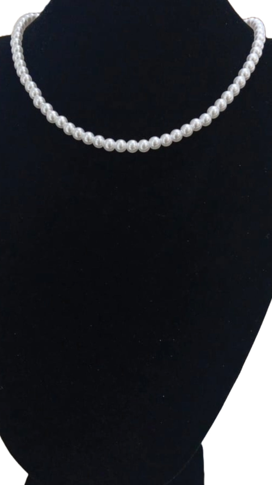 Collana in Acciaio con perle