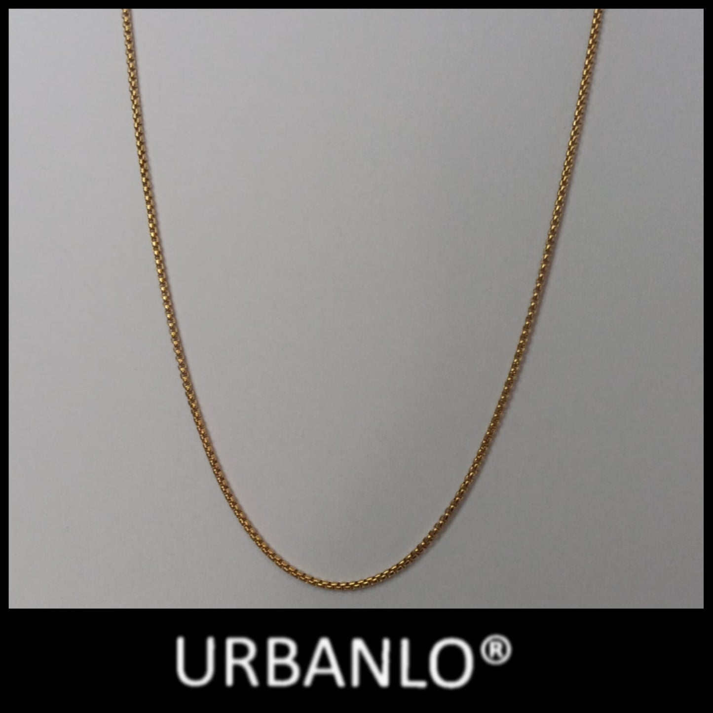 Collana in Acciaio filo spessore sottile
