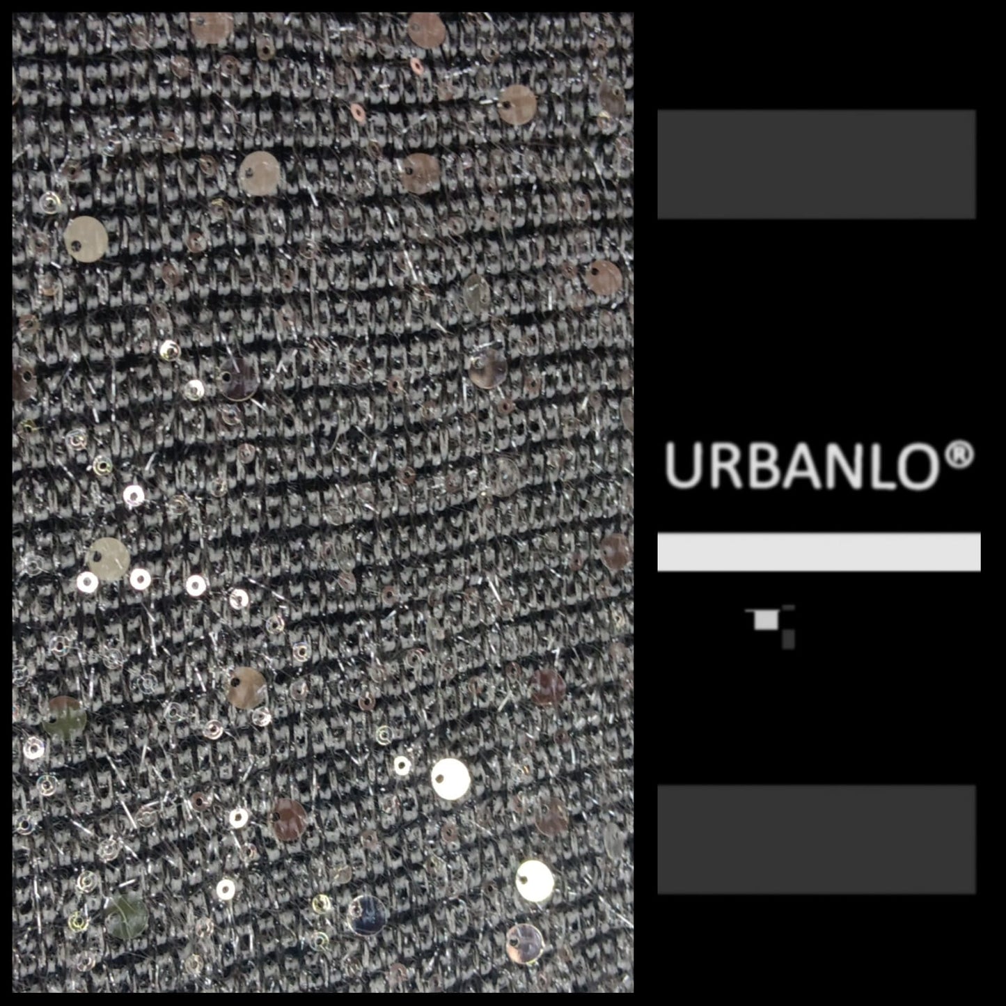 Minigonna Opera Fashion con paillettes argento