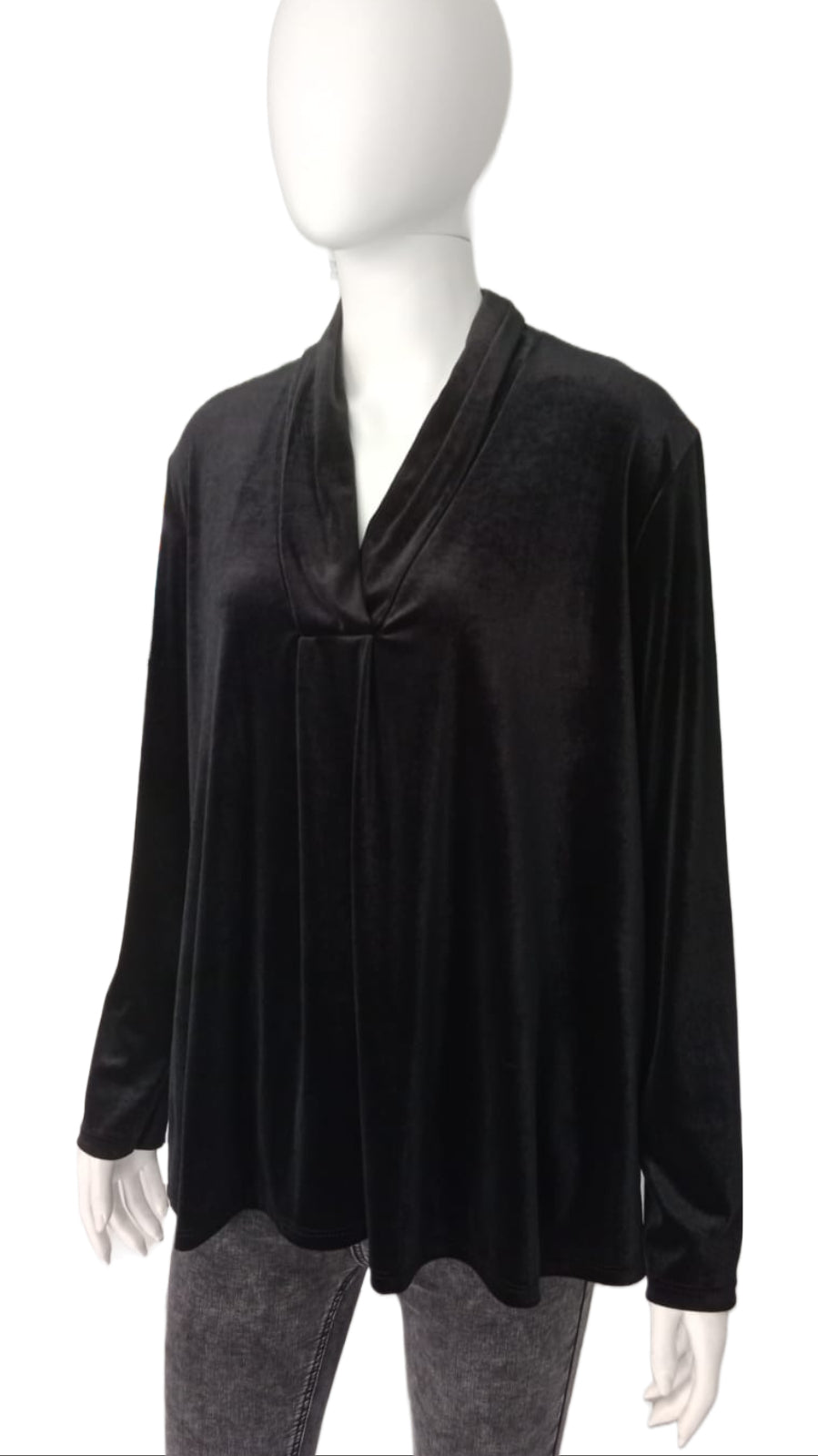 Maglia effetto velluto