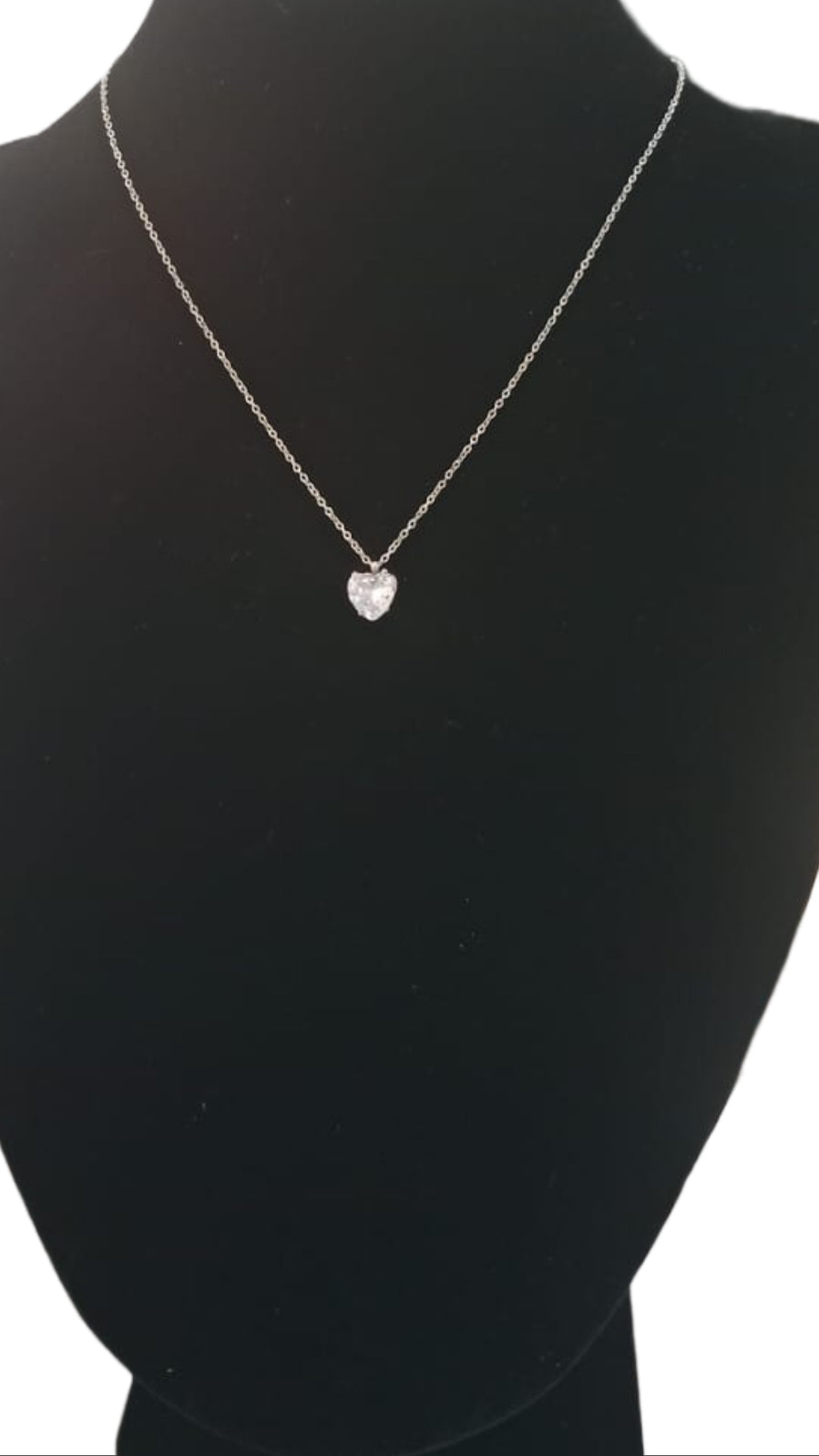 Collana in Acciaio con pendente a cuore