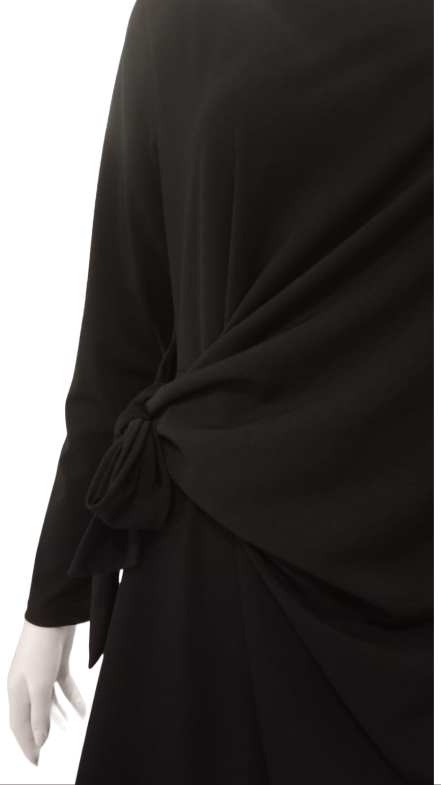 Abito corto con fiocco