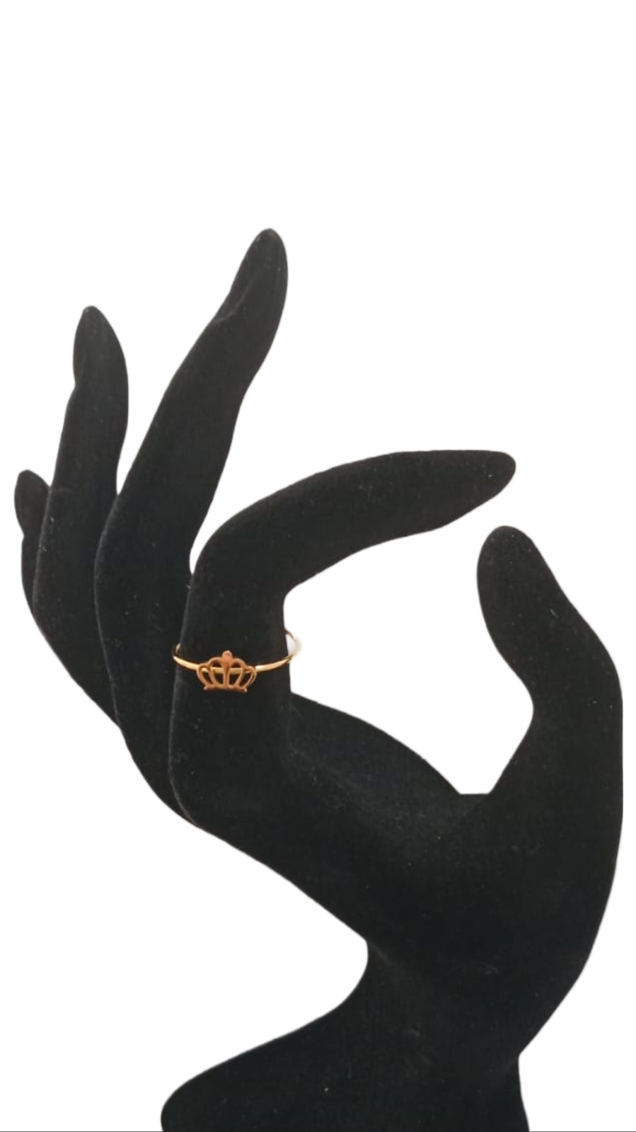 Anello in Acciaio con corona