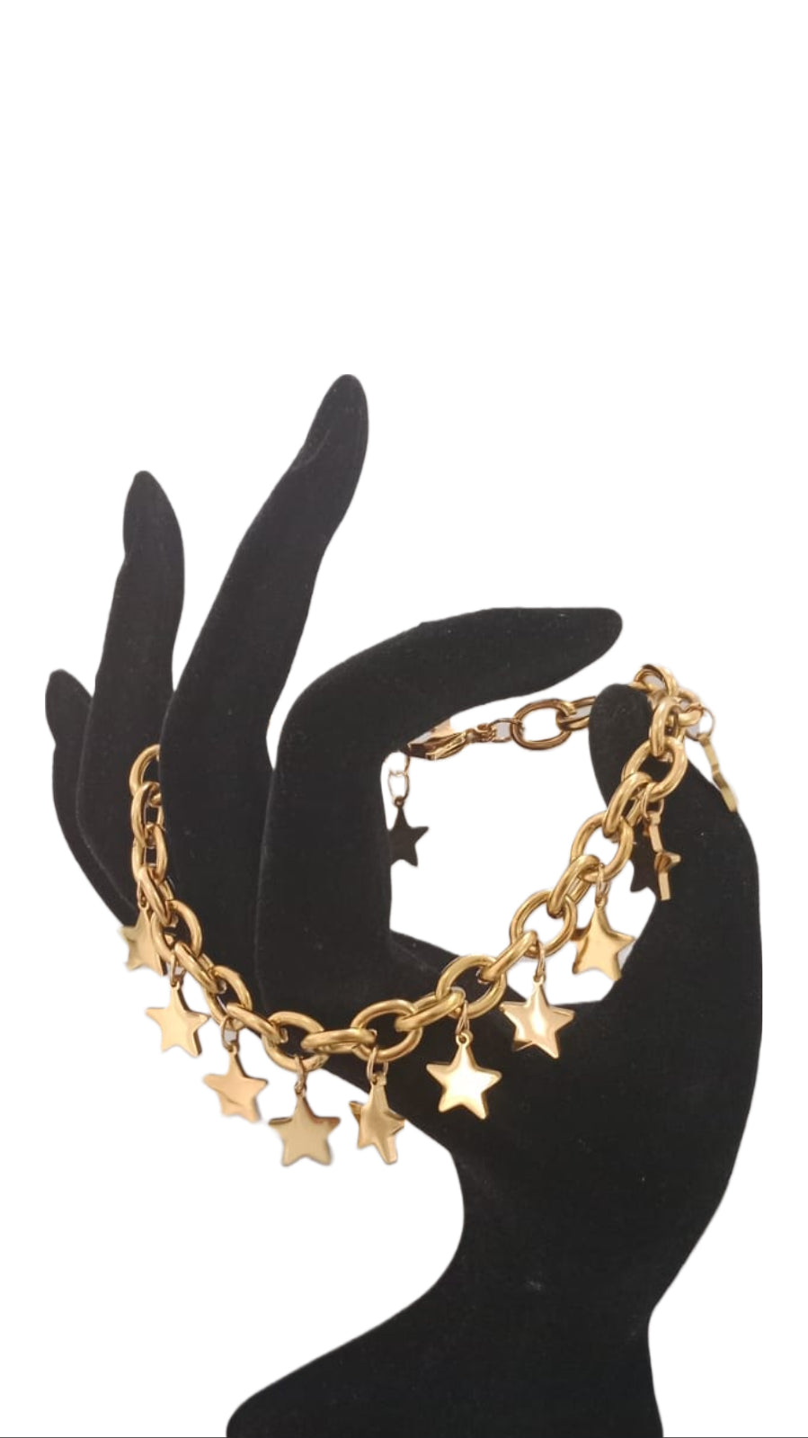 Bracciale in Acciaio con Stellina