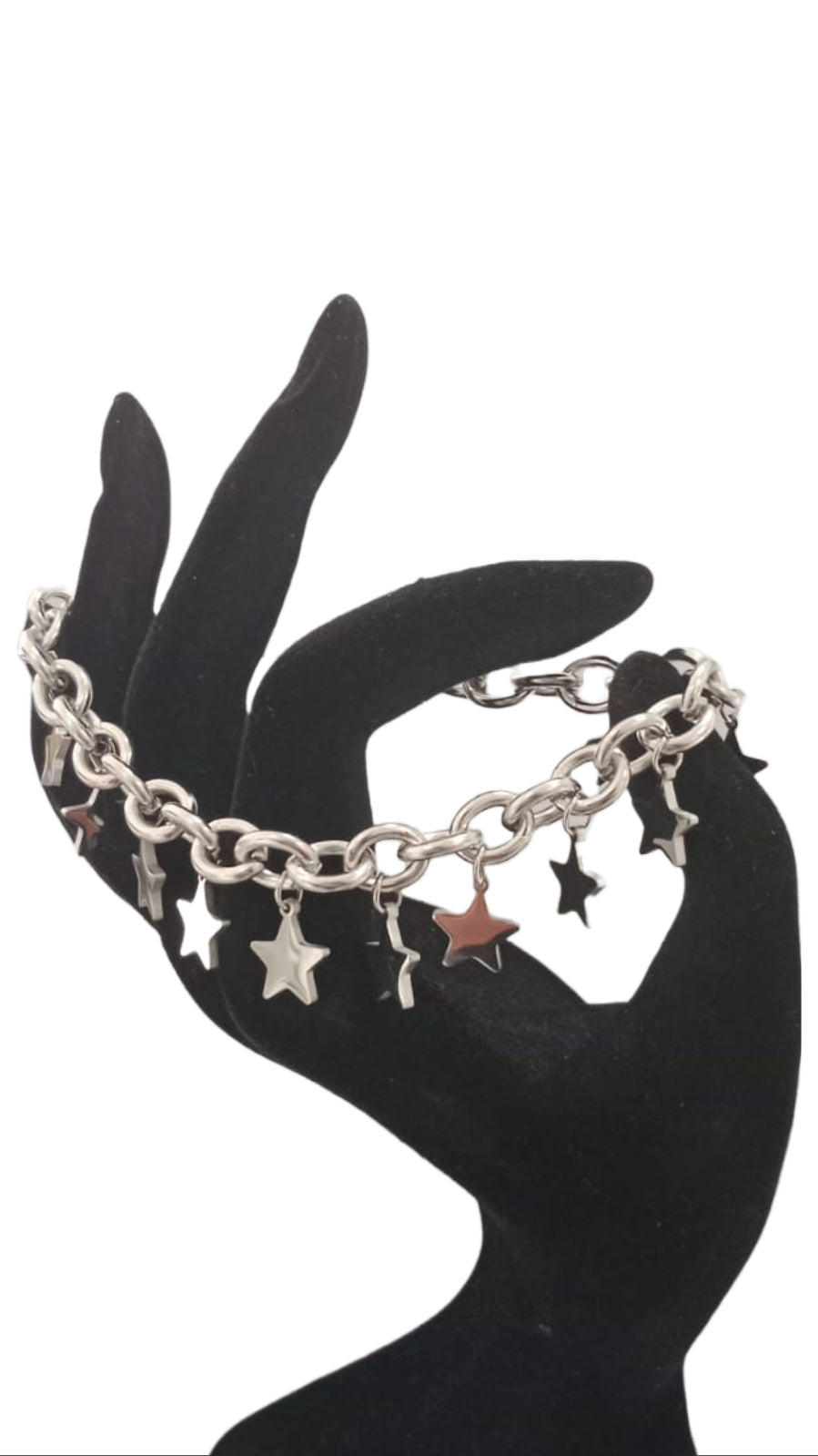 Bracciale in Acciaio con Stellina